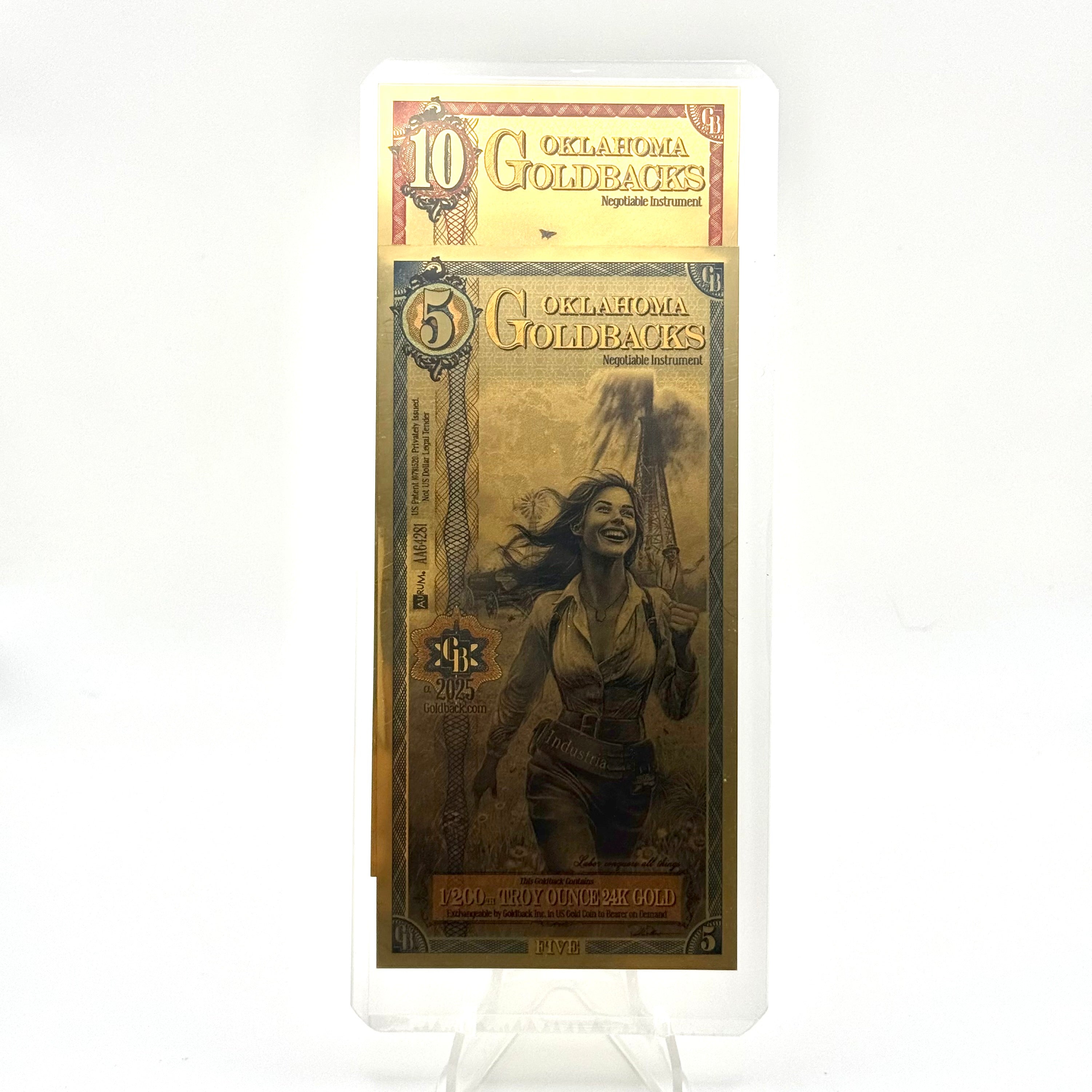 15 Oklahoma Goldbacks - Alpha